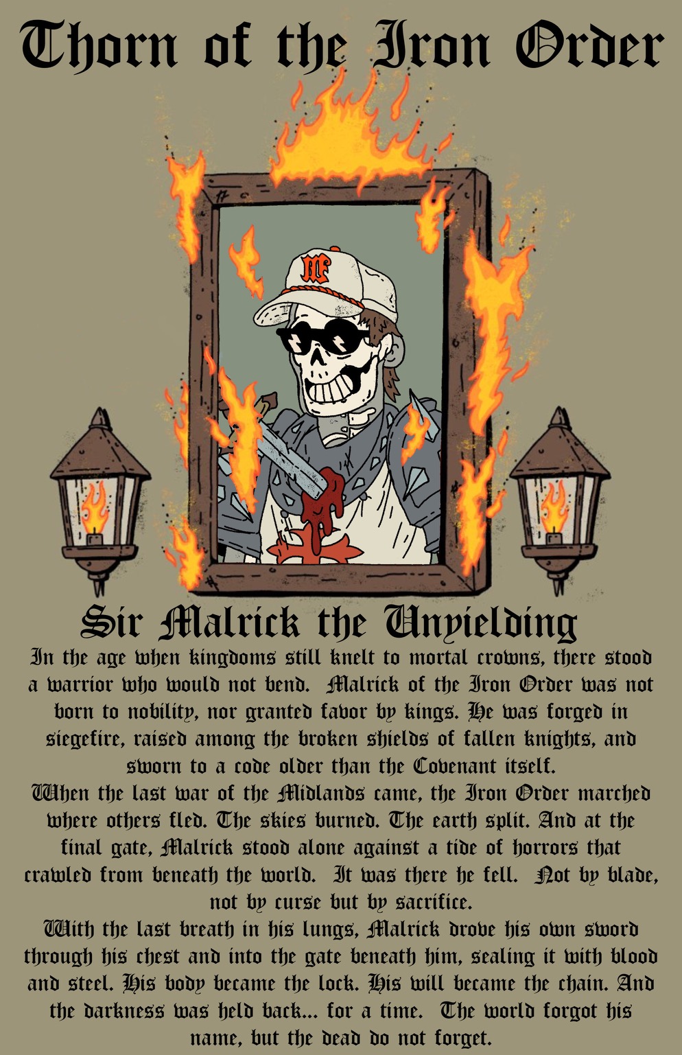 Sir Malrick - Chronicles of the Risen Covenant Issue 3 cover art